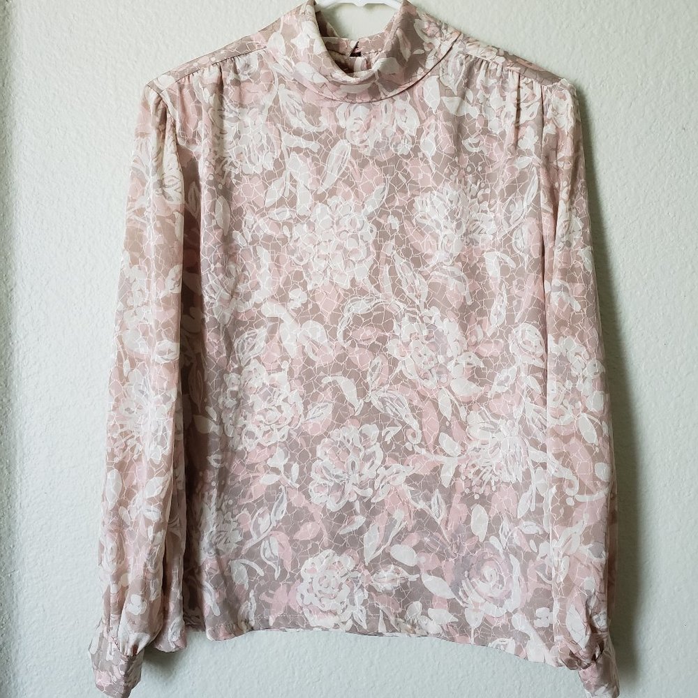 Vintage Pendleton Blouse Cuff Sleeves